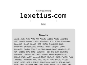 'lexetius.com' screenshot