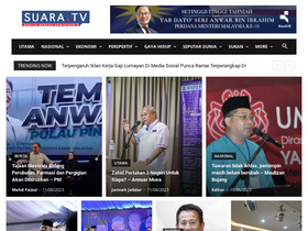 'suara.tv' screenshot