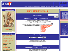 'santiebeati.it' screenshot