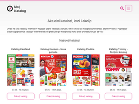 'mojkatalog.hr' screenshot