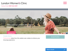 'londonwomensclinic.com' screenshot