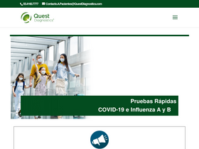 'questdiagnostics.com.mx' screenshot