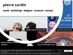 'pierrecardin.com' screenshot
