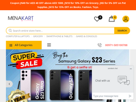'menakart.com' screenshot