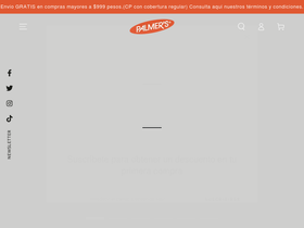 Palmer's México website screenshot