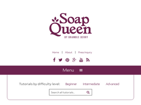 'soapqueen.com' screenshot