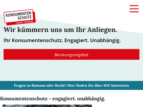 'konsumentenschutz.ch' screenshot