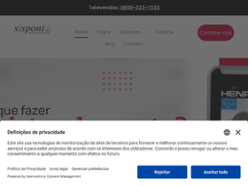 'sisponto.com.br' screenshot