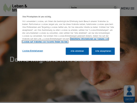 'leben-und-migraene.de' screenshot
