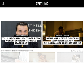 'zeitjung.de' screenshot
