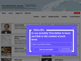 'apjjf.org' screenshot