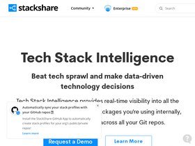 'stackshare.io' screenshot