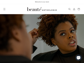 beauteanthologie.com homepage screenshot