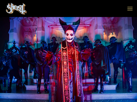 'ghost-official.com' screenshot
