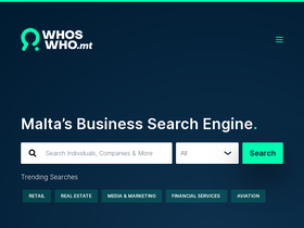 'whoswho.mt' screenshot