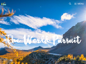 'theworldpursuit.com' screenshot