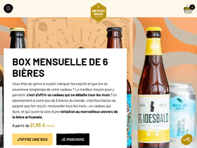 'unepetitemousse.fr' screenshot