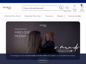shyrosjeans.com.br homepage screenshot