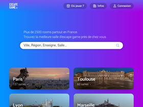 'escapegame.fr' screenshot