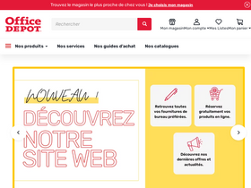 'officedepot.fr' screenshot