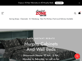 comfortzoneshop.com homepage screenshot