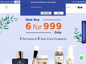 'bellavitaorganic.com' screenshot