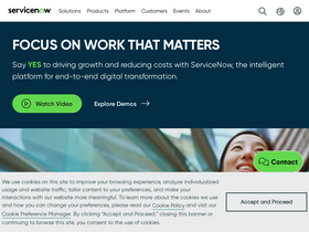 'servicenow.com' screenshot