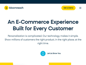 'bloomreach.com' screenshot