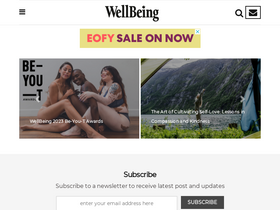 'wellbeing.com.au' screenshot