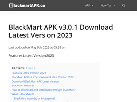 'blackmartapk.co' screenshot