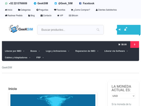 'geeksim.com' screenshot