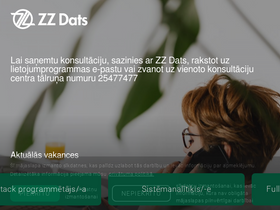 'zzdats.lv' screenshot