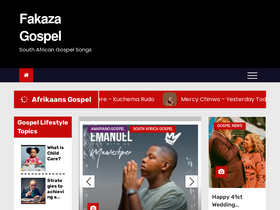 'fakazagospel.com' screenshot