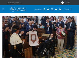 'unict.it' screenshot