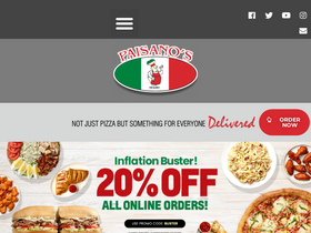 'paisanospizza.com' screenshot