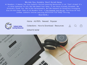 'catholicresources.education' screenshot