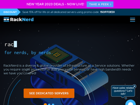 'racknerd.com' screenshot