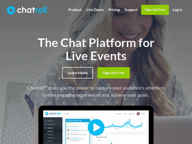 'chatroll.com' screenshot