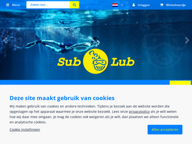 'sublub.nl' screenshot