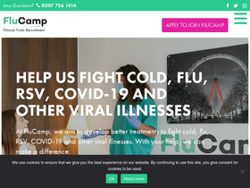 'flucamp.com' screenshot