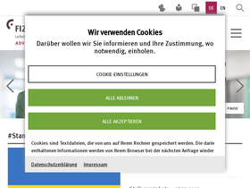 'fiz-karlsruhe.de' screenshot