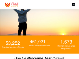 'vitaalgezond.com' screenshot