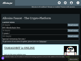 'allcoins.pw' screenshot