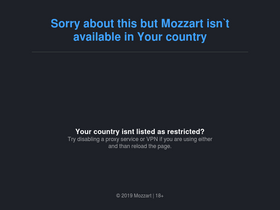 'mozzart.com' screenshot
