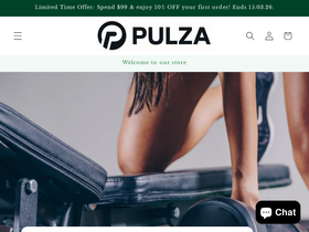 pulza.com.au homepage screenshot
