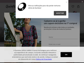 'quintess.com.br' screenshot