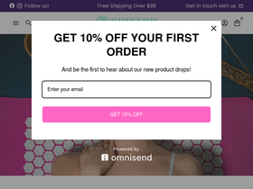 massagemat.com.au homepage screenshot