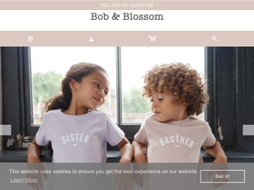 bobandblossom.co.uk homepage screenshot