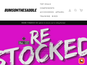 'bumsonthesaddle.com' screenshot