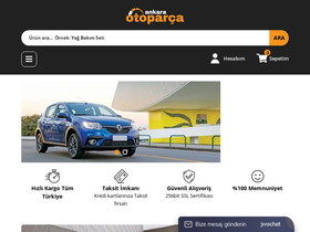 'ankaraotoparca.com' screenshot